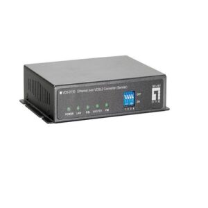 Ethernet Over VDSL2 Converter Sender Black
