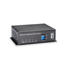 Ethernet Over VDSL2 Converter Black