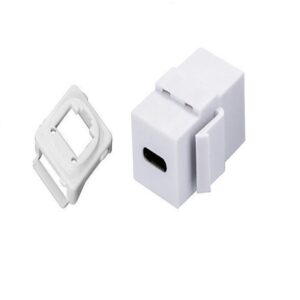 USB-C Keystone Insert With Clipsal Collar