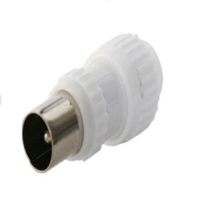 TV Coaxial Plug Screw Terminating Plastic Plug