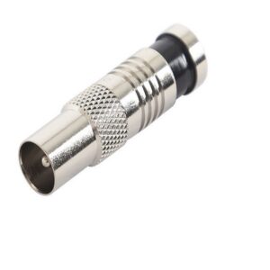 RG6 Pal Plugs Compression Nickel Plated Barrel