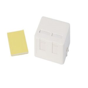Dual Surface Mount Box 2 Way 70x60x27mm