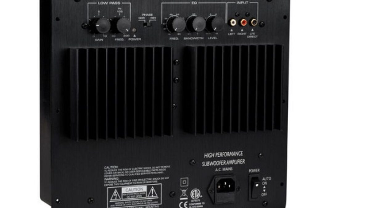 Sub-Woofer Plate Amplifier 1000w Class AB Cables Online