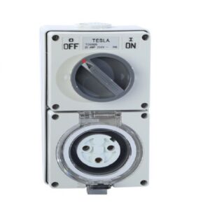 250V Industrial Outlet Surface Mount 20A
