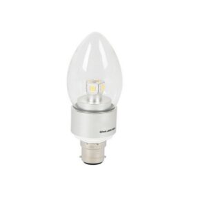 4W 240Vac Candle Shape LED Light Bulbs B15 Base Natural White
