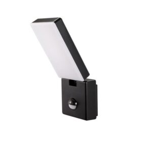 LED Light 15W 240VAC With PIR Sensor Black