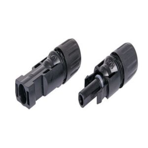 30A MC4 Line Plug Socket Connector Black