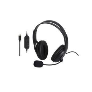 Over-Ear USB Headset With Boom Mic USB Type-C