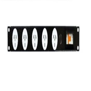 Prolink 19" 1U 5Way SAA PDU 483x44x52mm