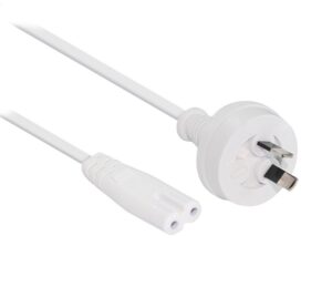 3M Wall To IEC C7 Power Cable in White
