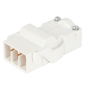 Tag Starter Plug Male 250V 20A White