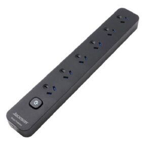 Jackson 6 Way Power Board 345x53x32mm
